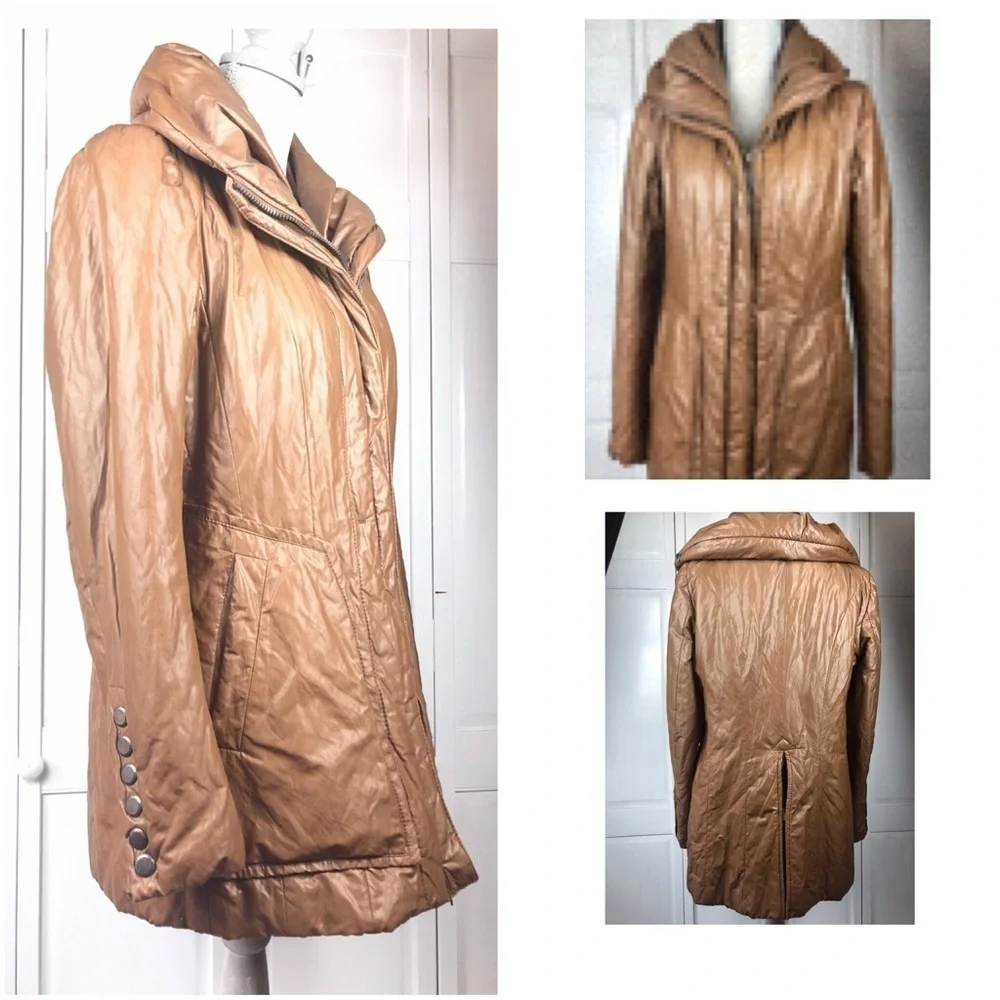 CREENSTONE SHAWL COLLAR PUFFER JACKET